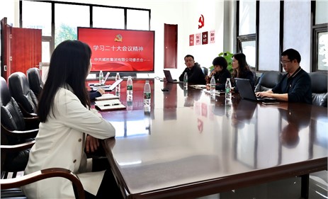 聚焦二十大 |钱柜777集團黨委專題學習黨的二十大精神